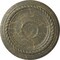 Ekena Millwork Small Alexandria Ceiling Medallion (Canopies up to 4 5/8"), 7 7/8"OD x 3/4"P, Witch Hazel Crackle CM07ALWHC - alternate 1